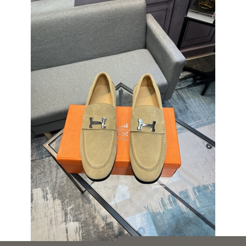 H**mes leather shoes